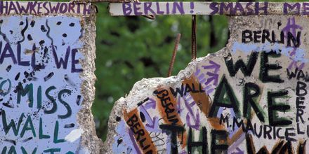 Rester af Berlinermuren, Tyskland.