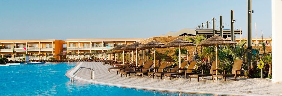 Poolområdet på Blue Lagoon Resort på Kos, Grækenland