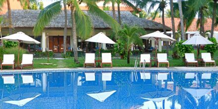 Pool på Hotel Blue Ocean Resort i Phan Thiet i Vietnam.