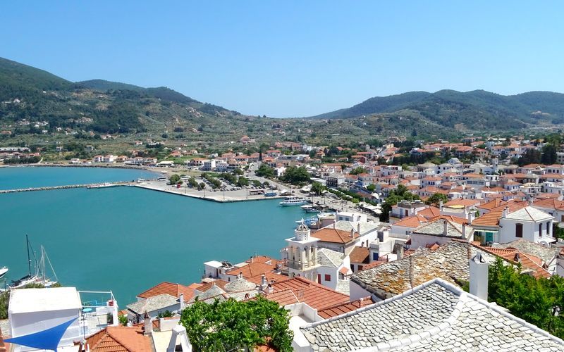 Byvandring gennem Skopelos by