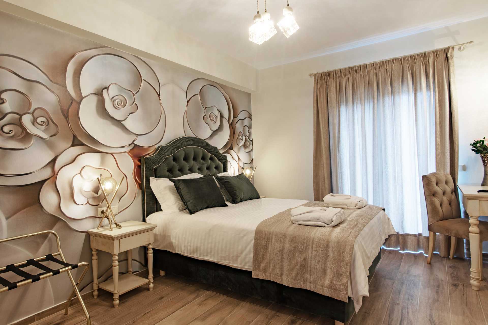 Deluxe-værelse på Hotel Byzantion i Parga, Grækenland.