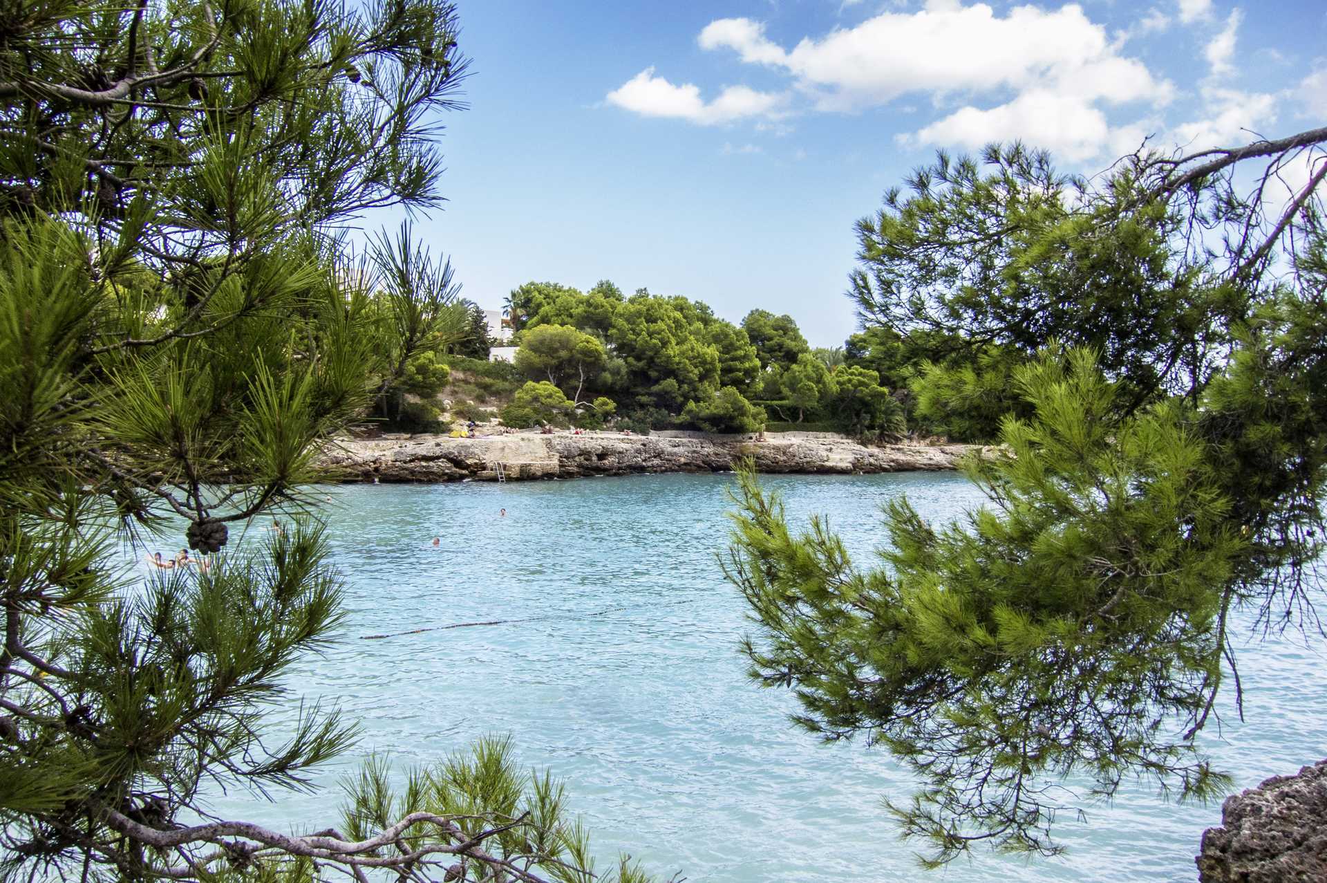 Cala d'Or på Mallorca, Spanien.