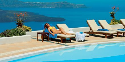 Hotel Caldera's Lilium på Santorini, Grækenland.