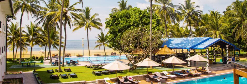 Hotel Camelot Beach på Sri Lanka.