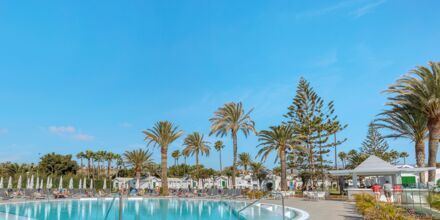 Poolområde på Hotel Canary Garden Club i Maspalomas på Gran Canaria.