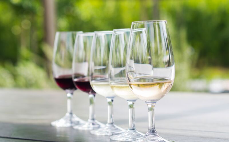 Vinsmagning på Leros