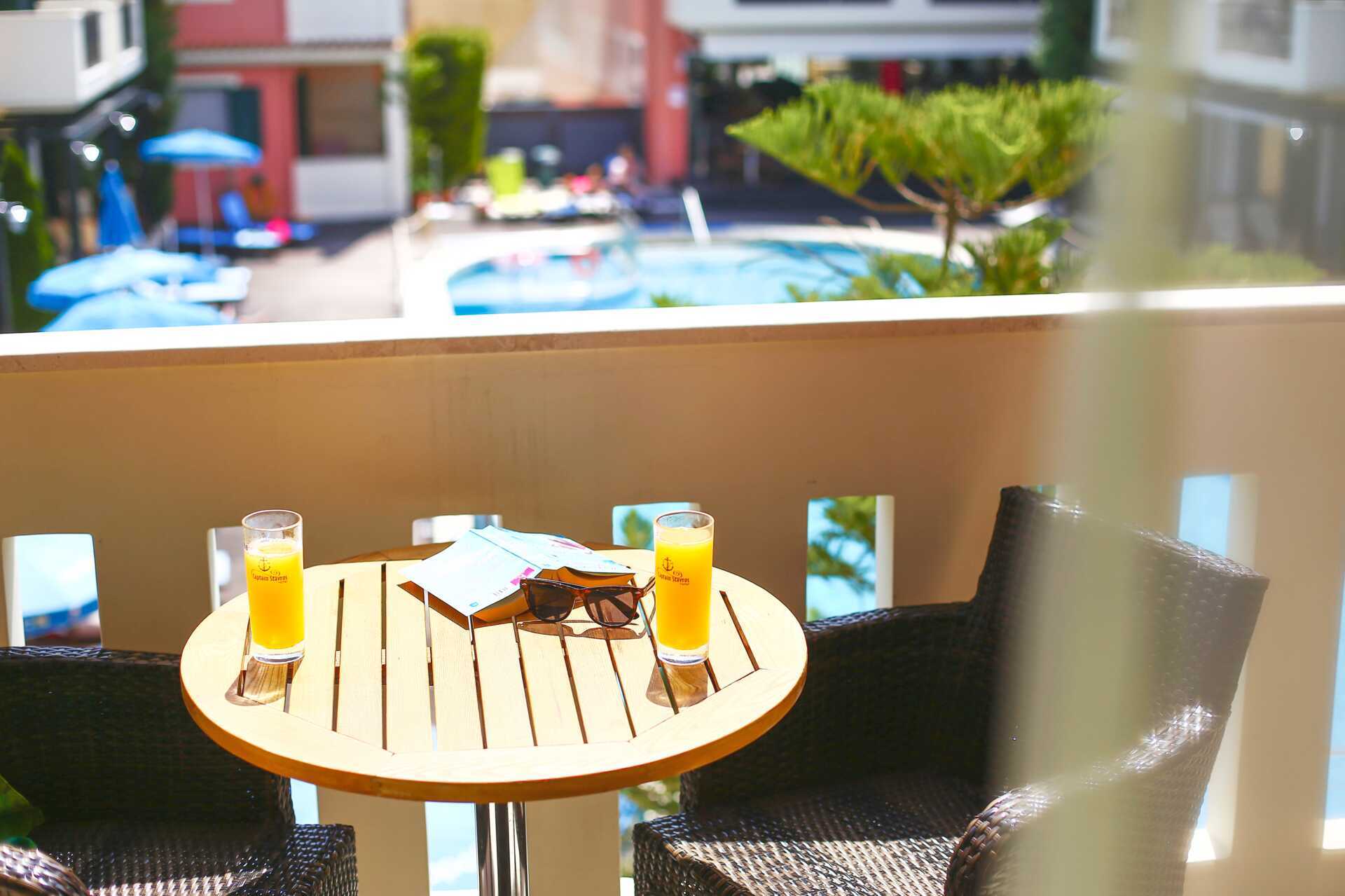 1-værelses lejlighed på hotel Captain Stavros på Lefkas, Grækenland.