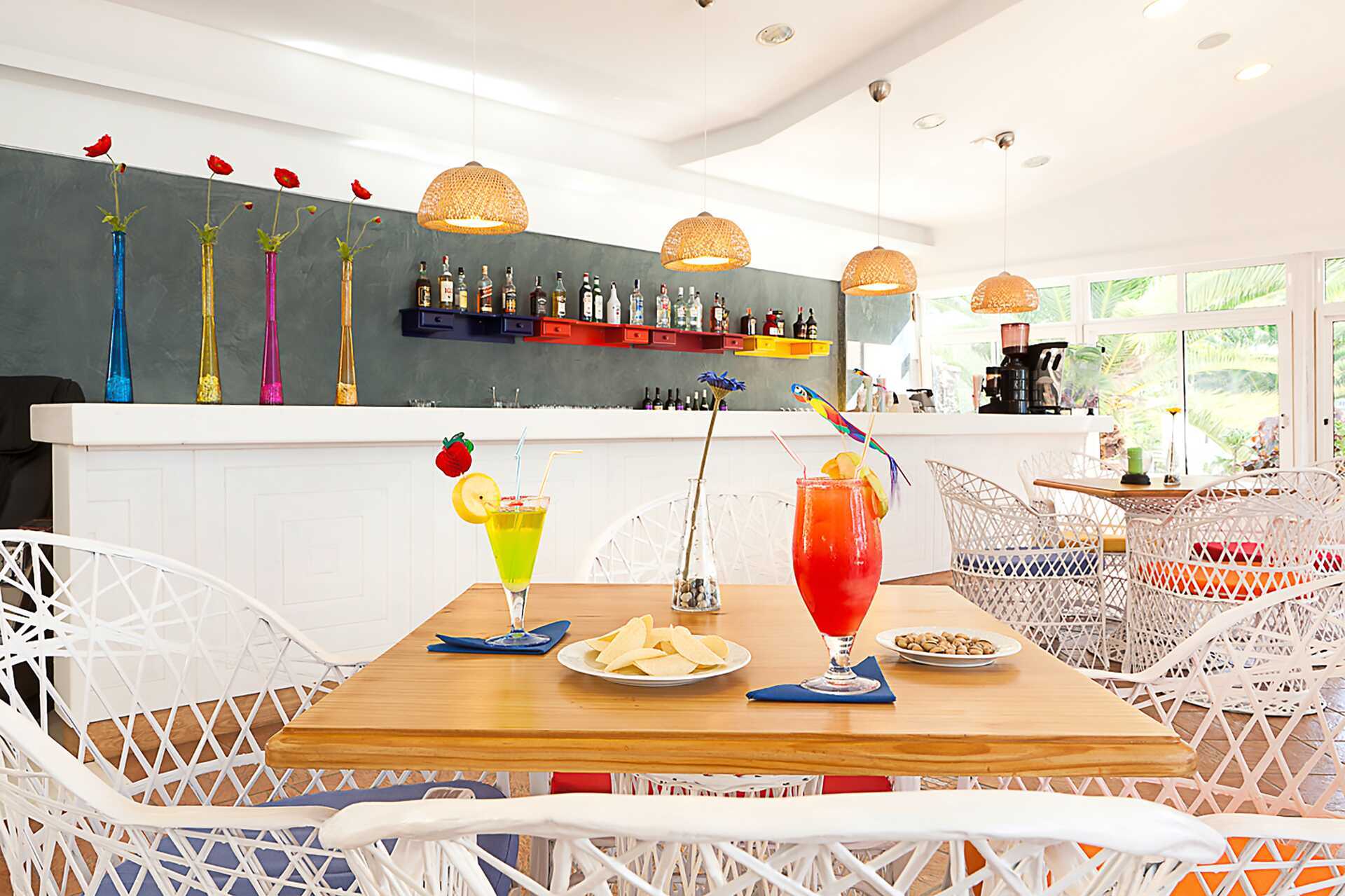 Bar på Bungalows Atlantida, Tenerife.