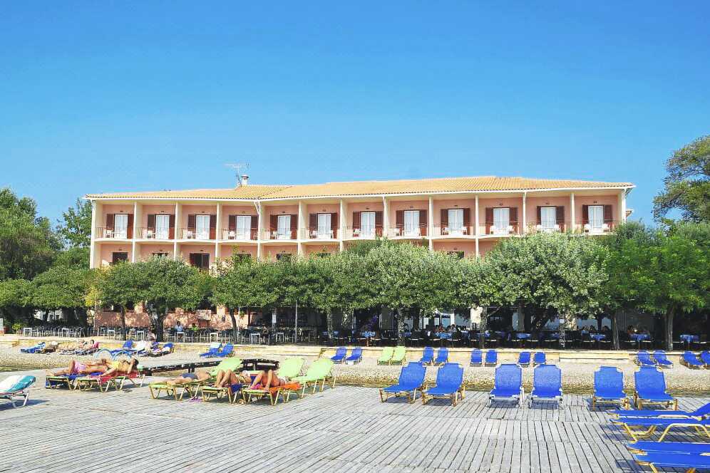 Hotel Dassia Beach på Korfu.