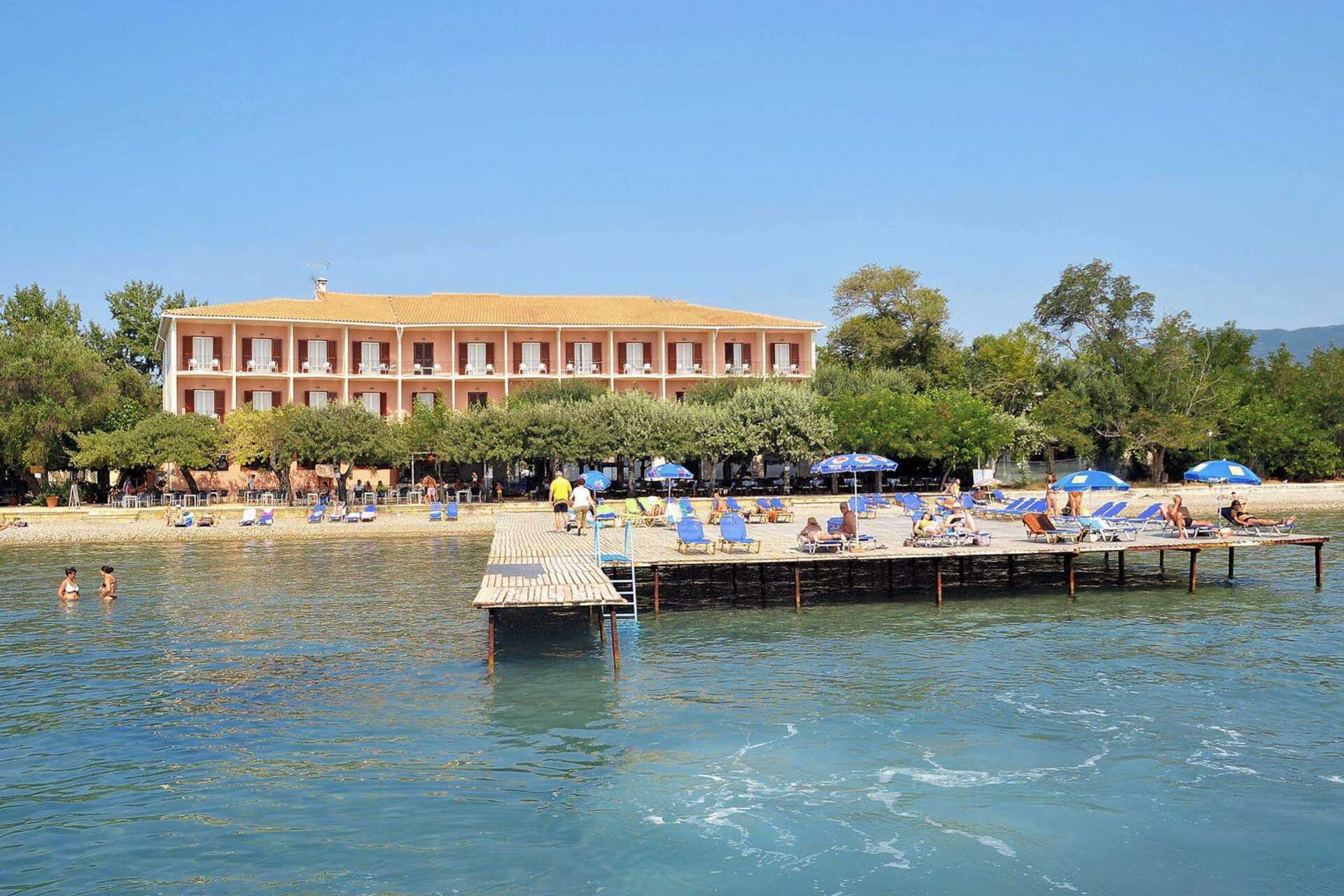 Hotel Dassia Beach på Korfu.