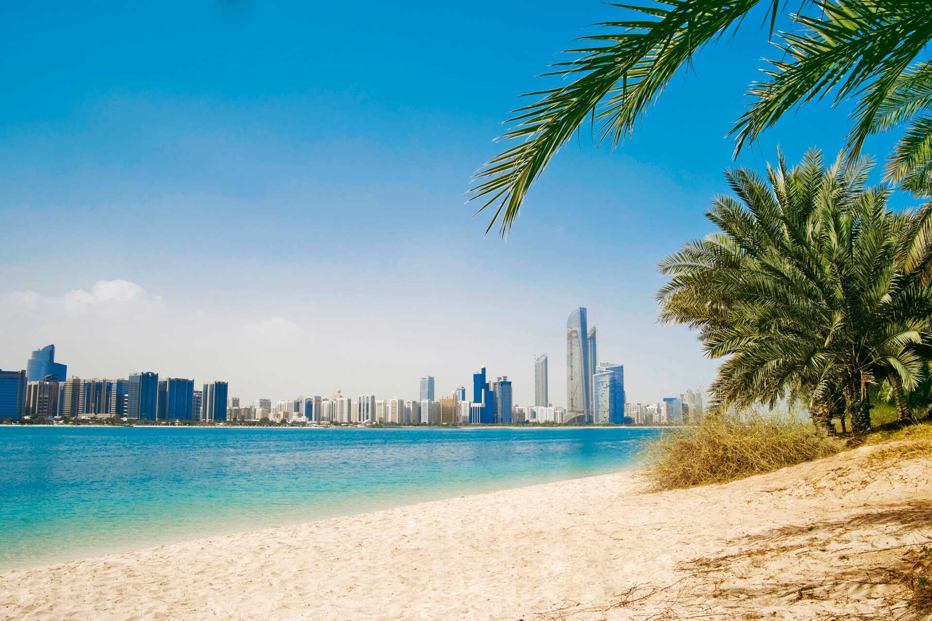 Strand i Dubai, De Forenede Arabiske Emirater.