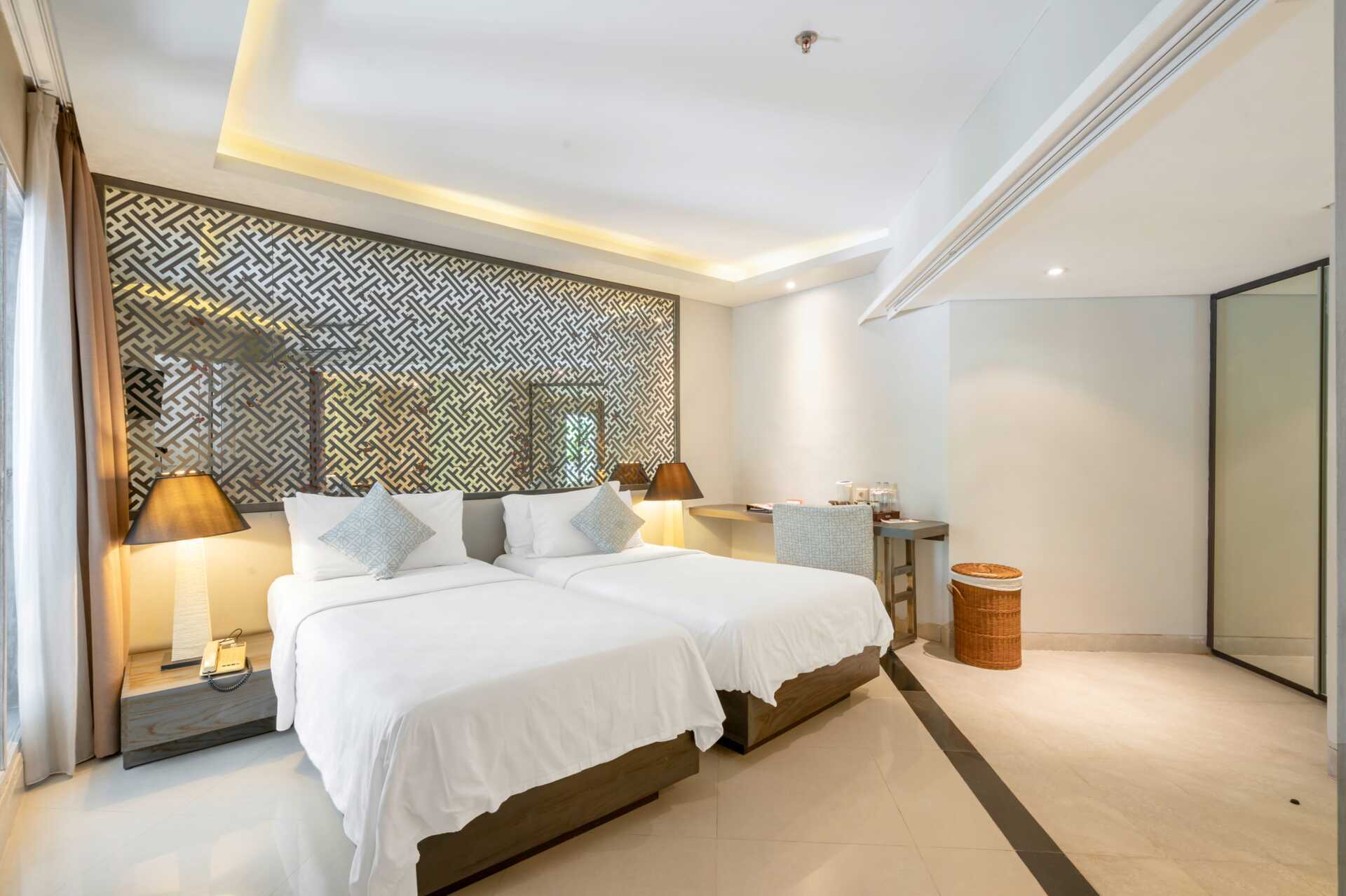 Deluxe-værelse på Hotel Segara Village, Bali, Indonesien.