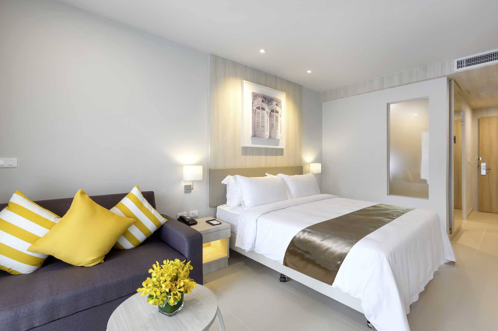 Deluxe værelse på hotel X10 Khao Lak, Thailand.