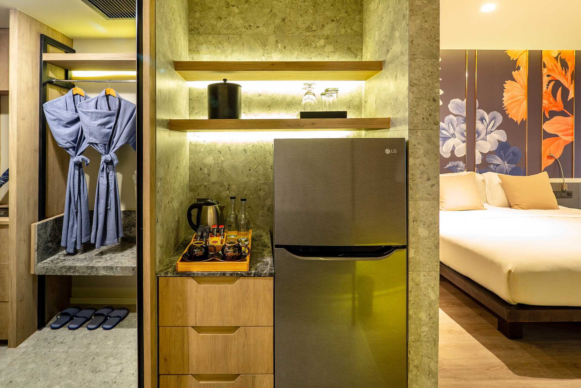 Deluxe-værelse på La Flora Khao Lak i Khao Lak, Thailand.