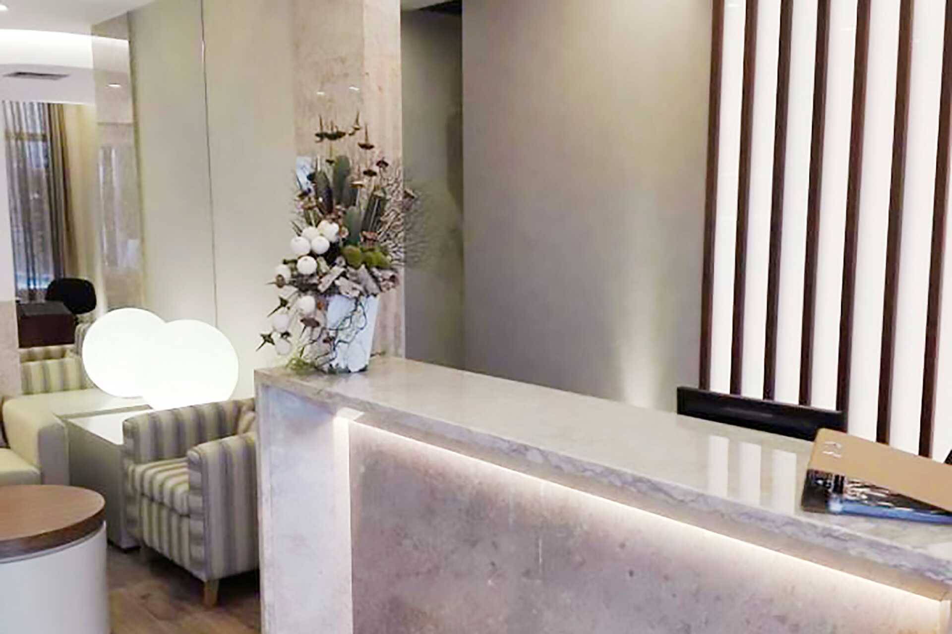 Lobby på hotel Do Centro i Funchal, Madeira.