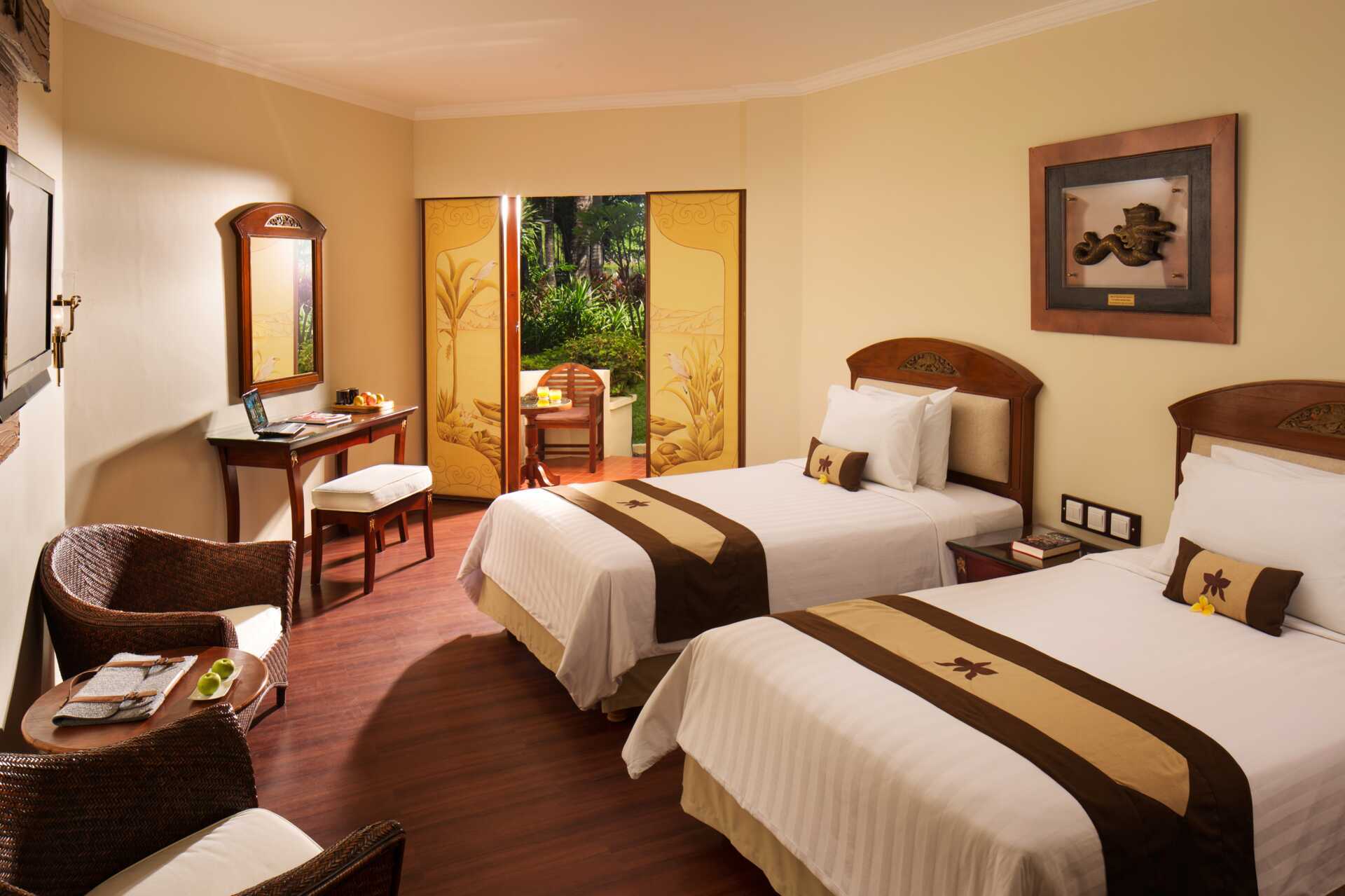 Dobbeltværelse på Grand Mirage Resort, Tanjung Benoa, Bali.