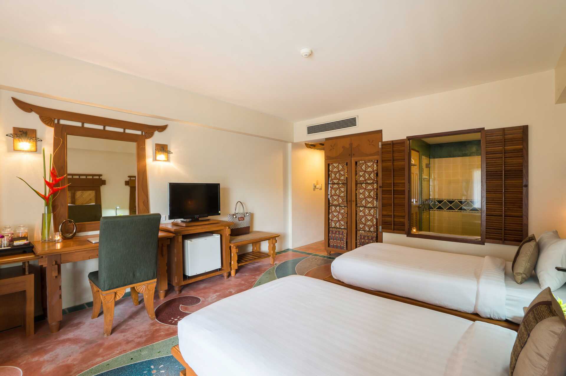 Dobbeltværelse på Hotel Ao Nang Princeville Resort i Krabi, Thailand.