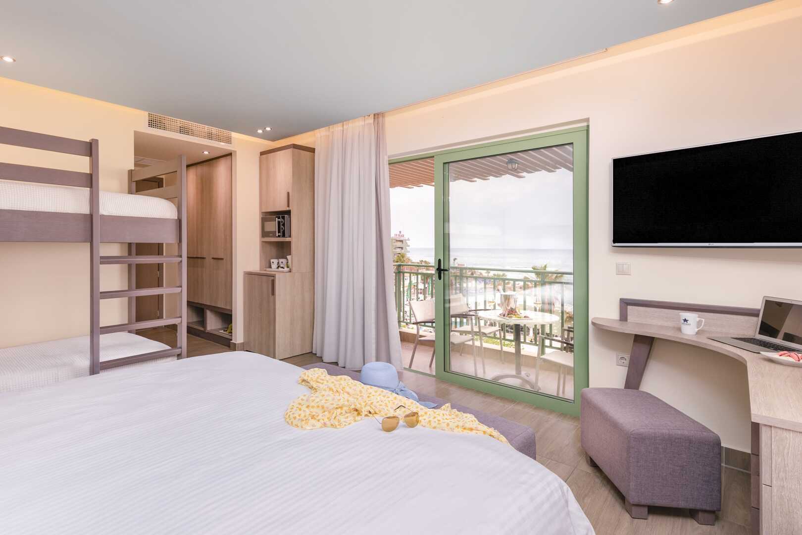 Dobbeltværelse på Hotel Star Beach Village & Waterpark i Hersonissos på Kreta.