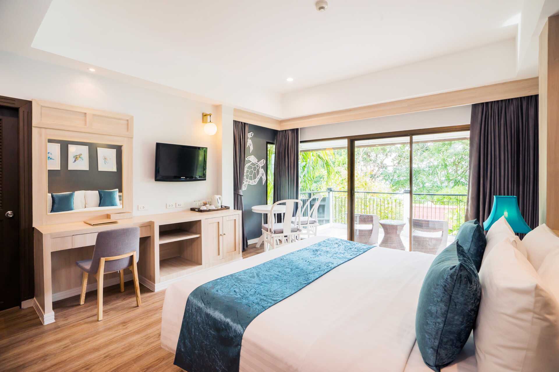 Dobbeltværelse på Khaolak Emerald Beach Resort i Khao Lak.