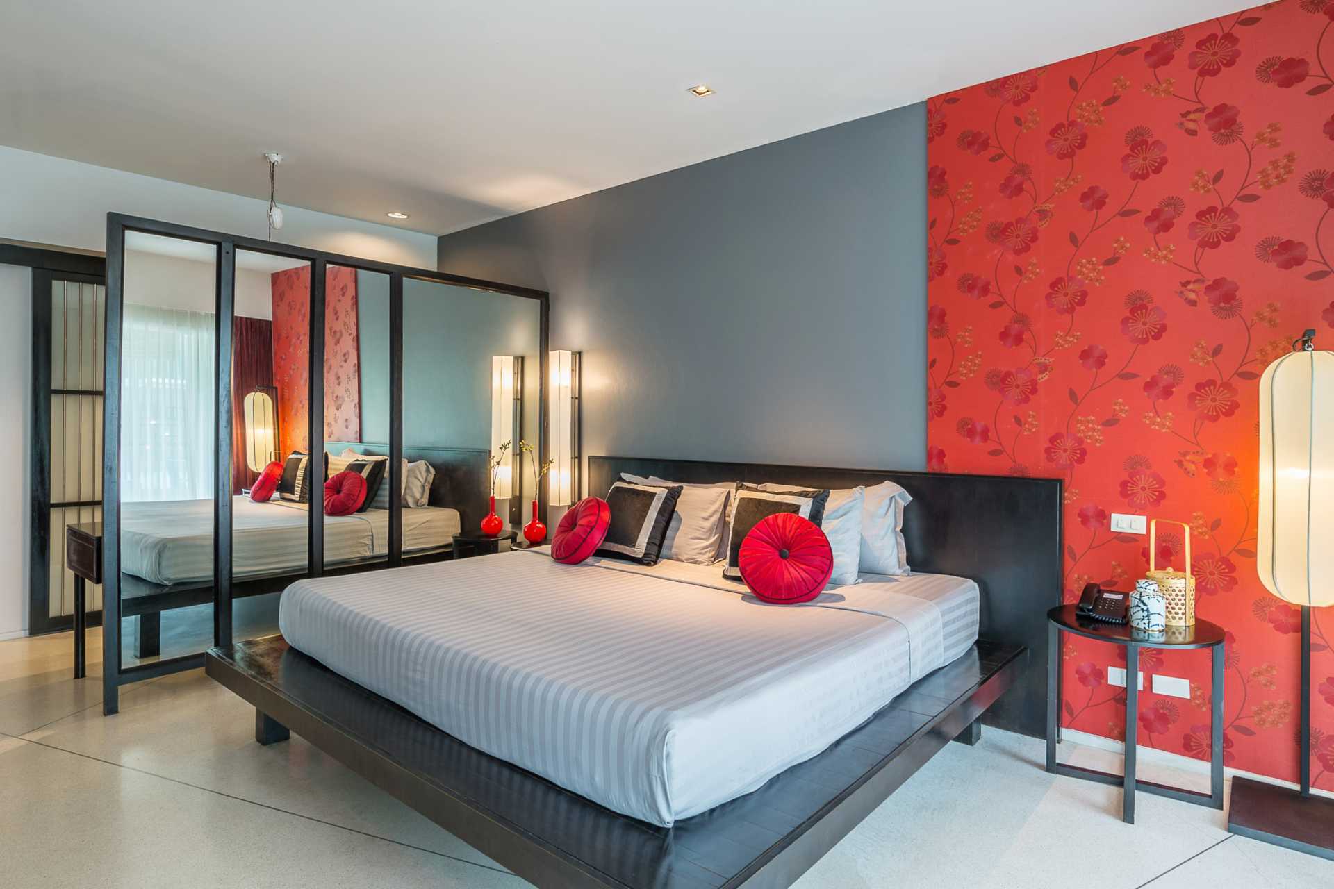 Dobbeltværelse på Red Ginger Chic Resort i Krabi, Thailand.