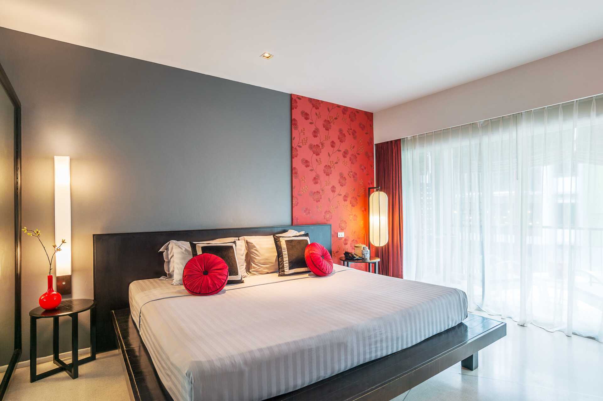 Dobbeltværelse på Red Ginger Chic Resort i Krabi, Thailand.