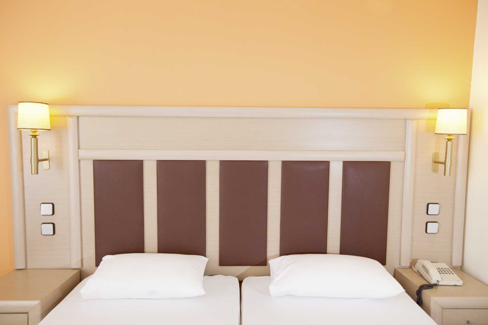 Dobbeltværelser på hotel Kanali i Kanali, Grækenland.