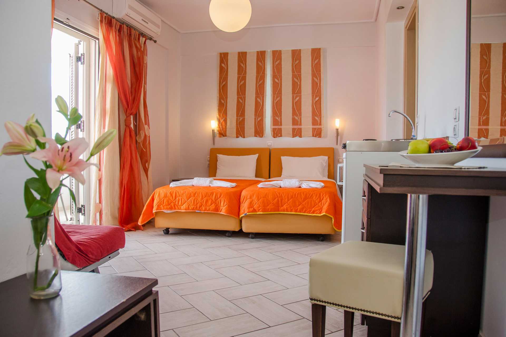 Dobbeltværelser på Palmyra på Lefkas i Grækenland