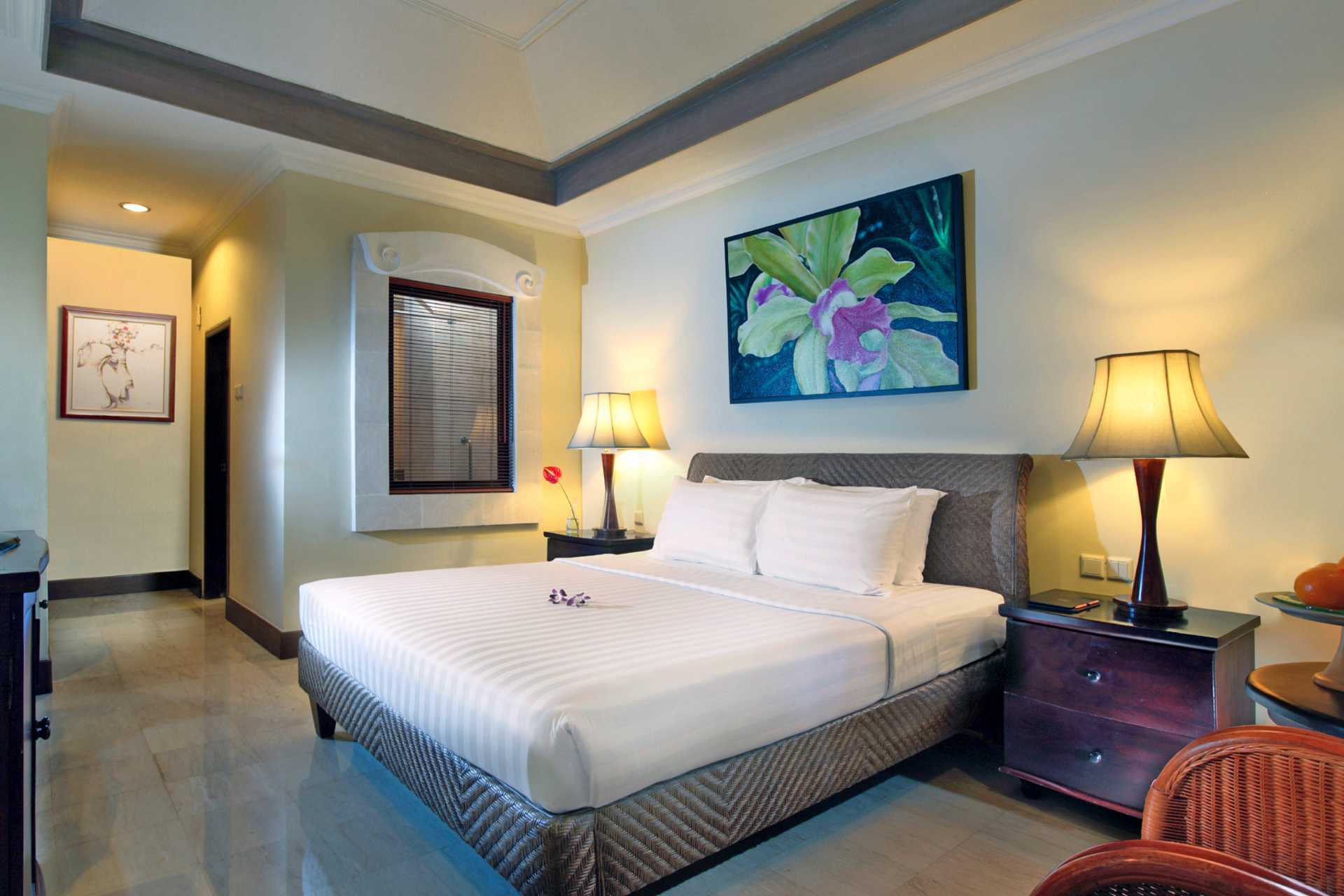 Dobbeltværelser på Puri Santrian-hotel i Sanur, Bali.
