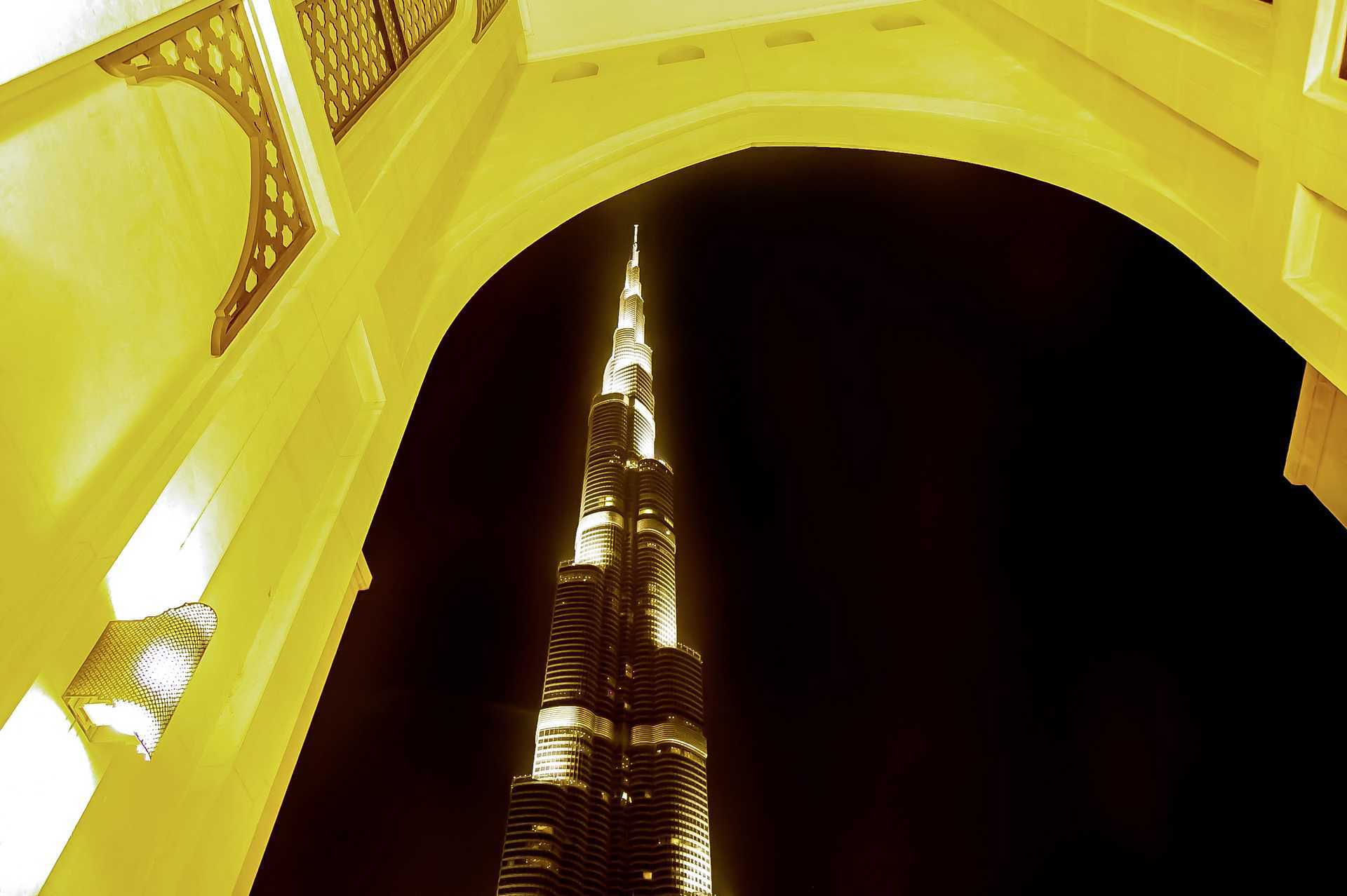 Burj Khalifa i Dubai, De Forenede Arabiske Emirater.