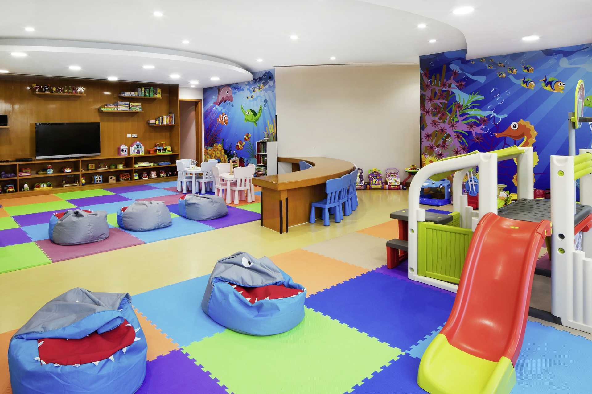 Legerum på Dukes The Palm, et Royal Hideaway Hotel på Dubai Palm Jumeirah, De Forenede Arabiske Emirater.