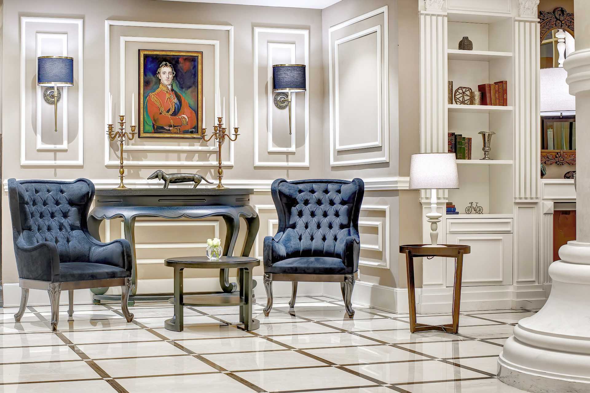 Lobby på Dukes The Palm, et Royal Hideaway Hotel på Dubai Palm Jumeirah, De Forenede Arabiske Emirater.