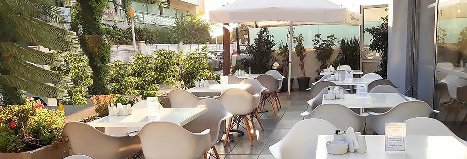 Restaurant på Hotel Elite på Rhodos i Grækenland.