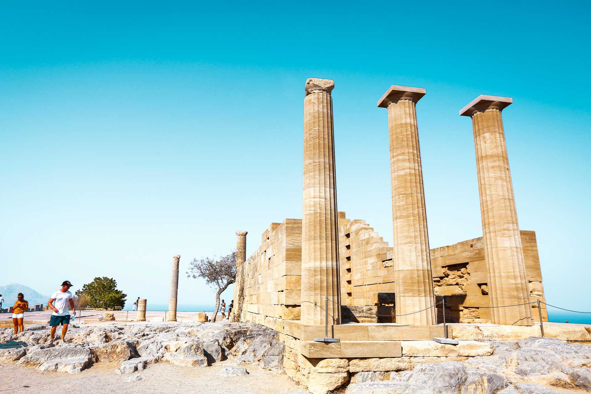 Akropolis på Rhodos i Grækenland.