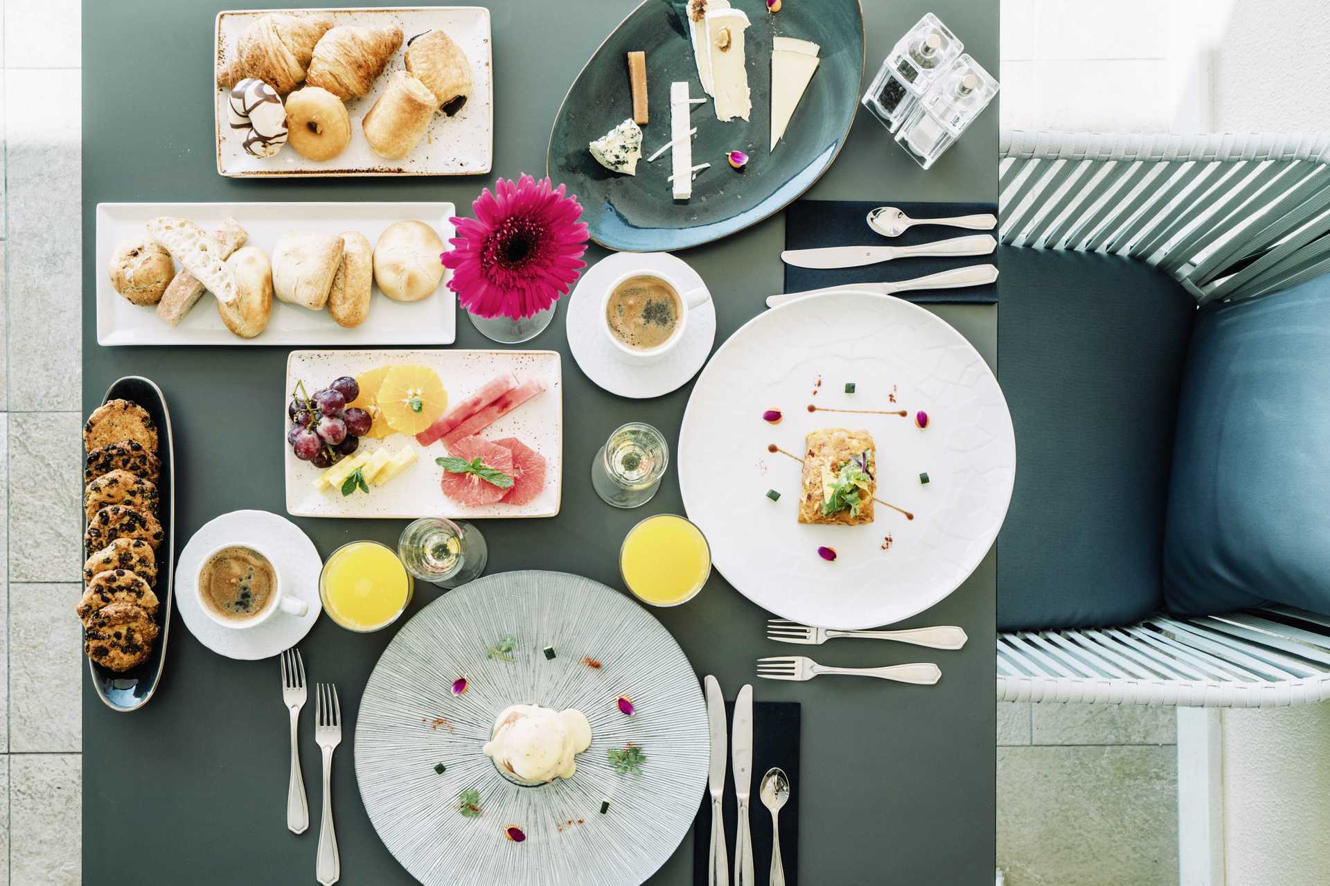 Morgenmad på Europe Playa Marina i Illetas på Mallorca.