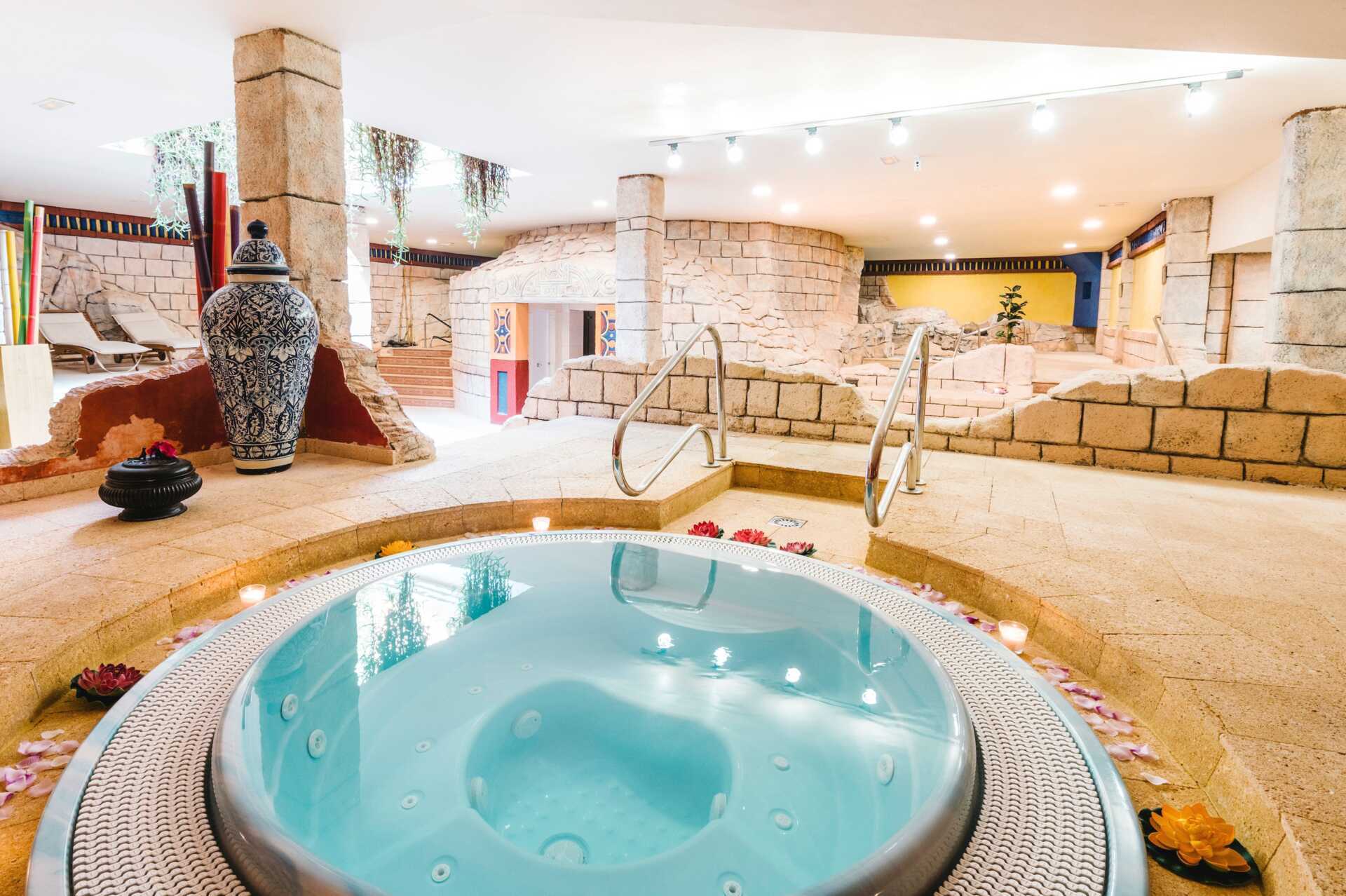 Spa på hotel Villa Cortés i Playa de las Americas, Tenerife.