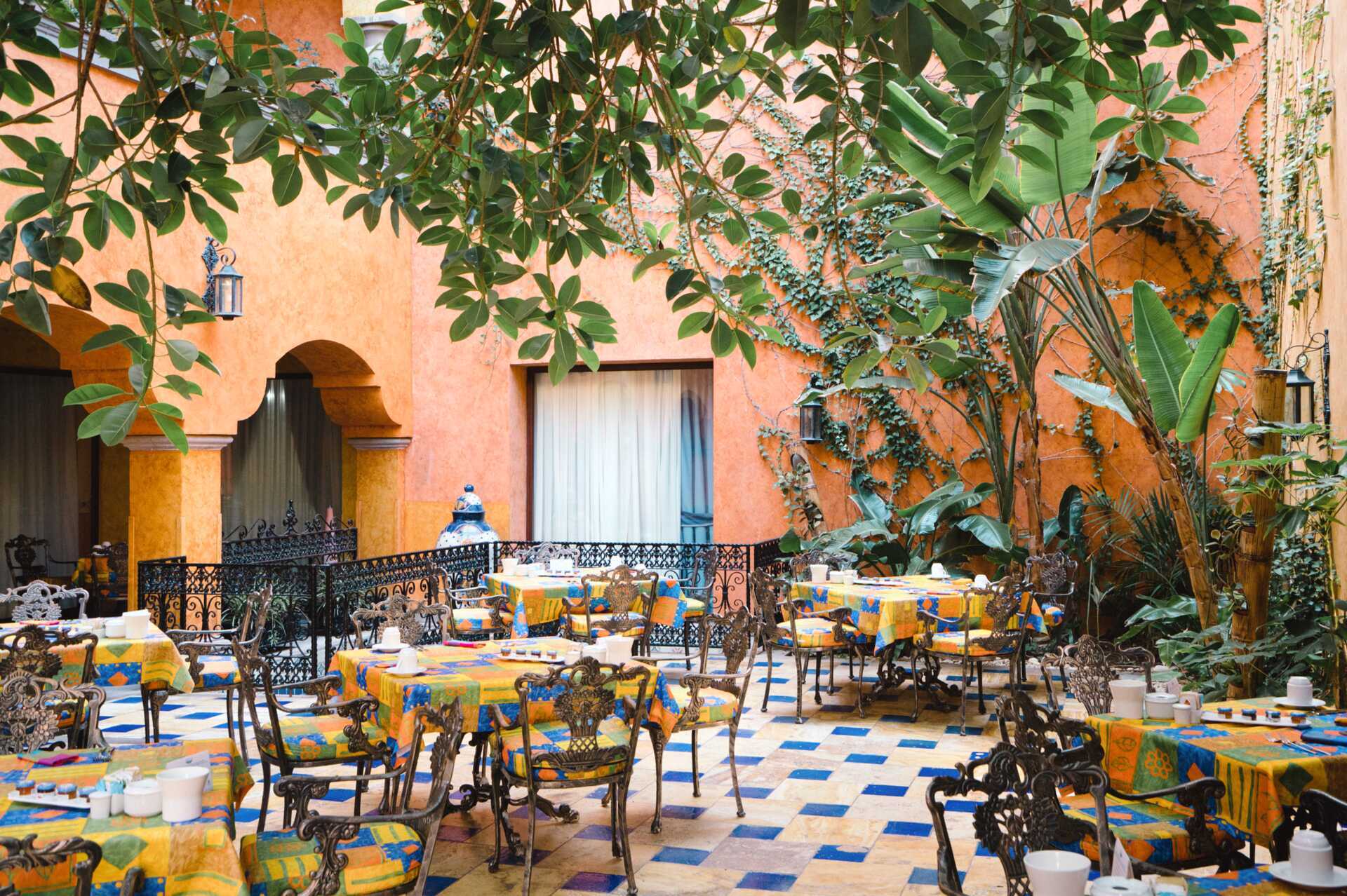Restaurant Veracruz på Villa Cortés i Playa de las Americas, Tenerife.