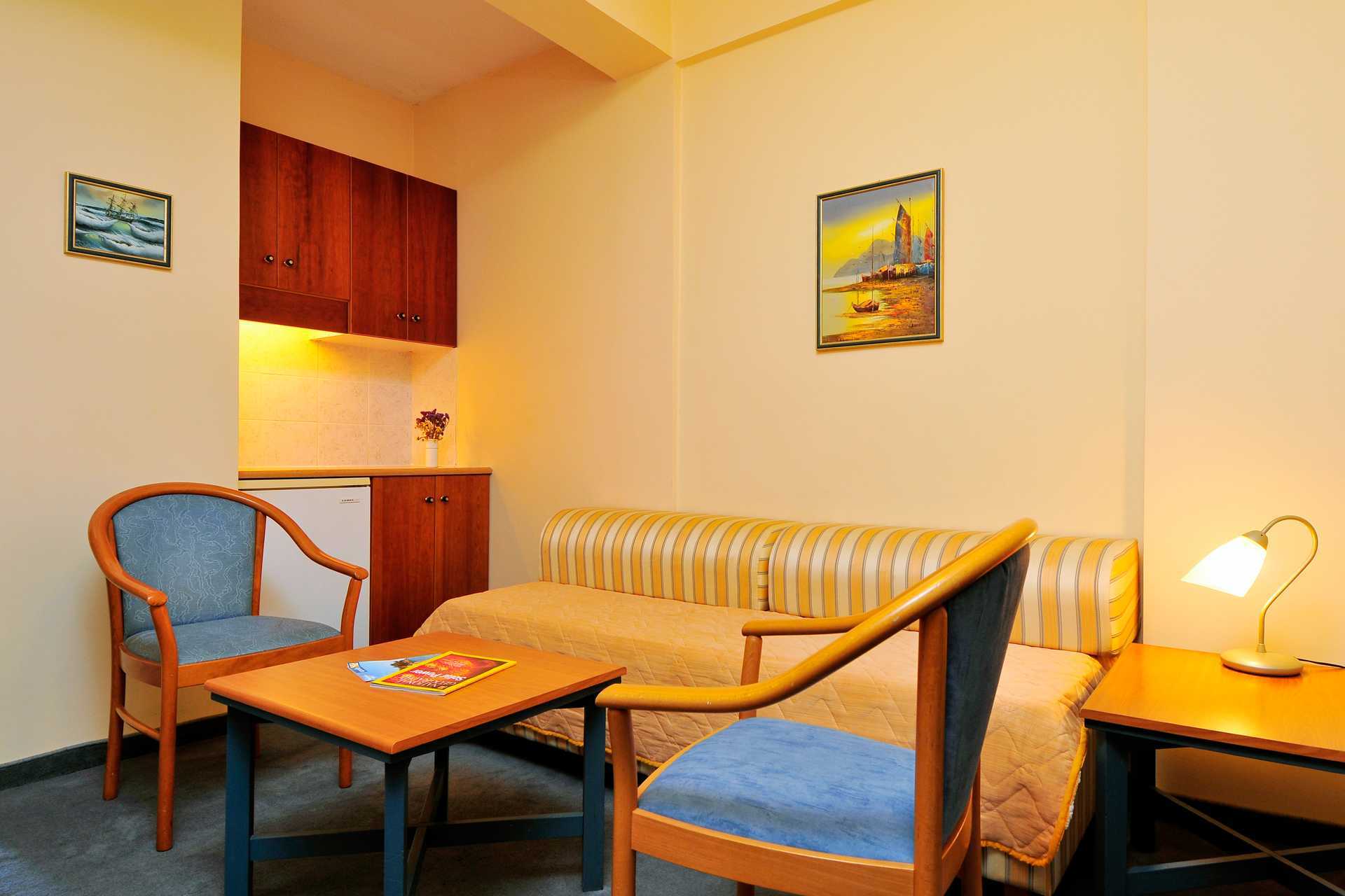 Familie-værelse på Hotel Astron på Kos, Grækenland.