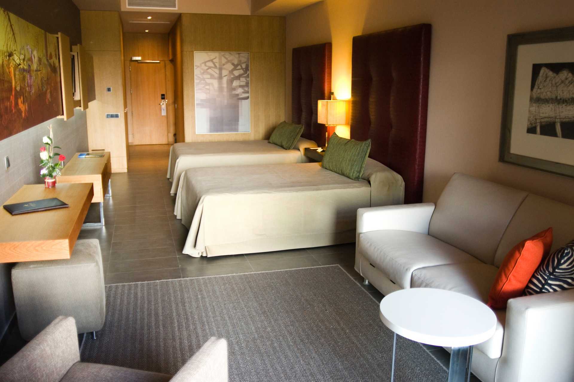 Familie-værelse på Lopesan Baobab Resort i Meloneras, Gran Canaria.