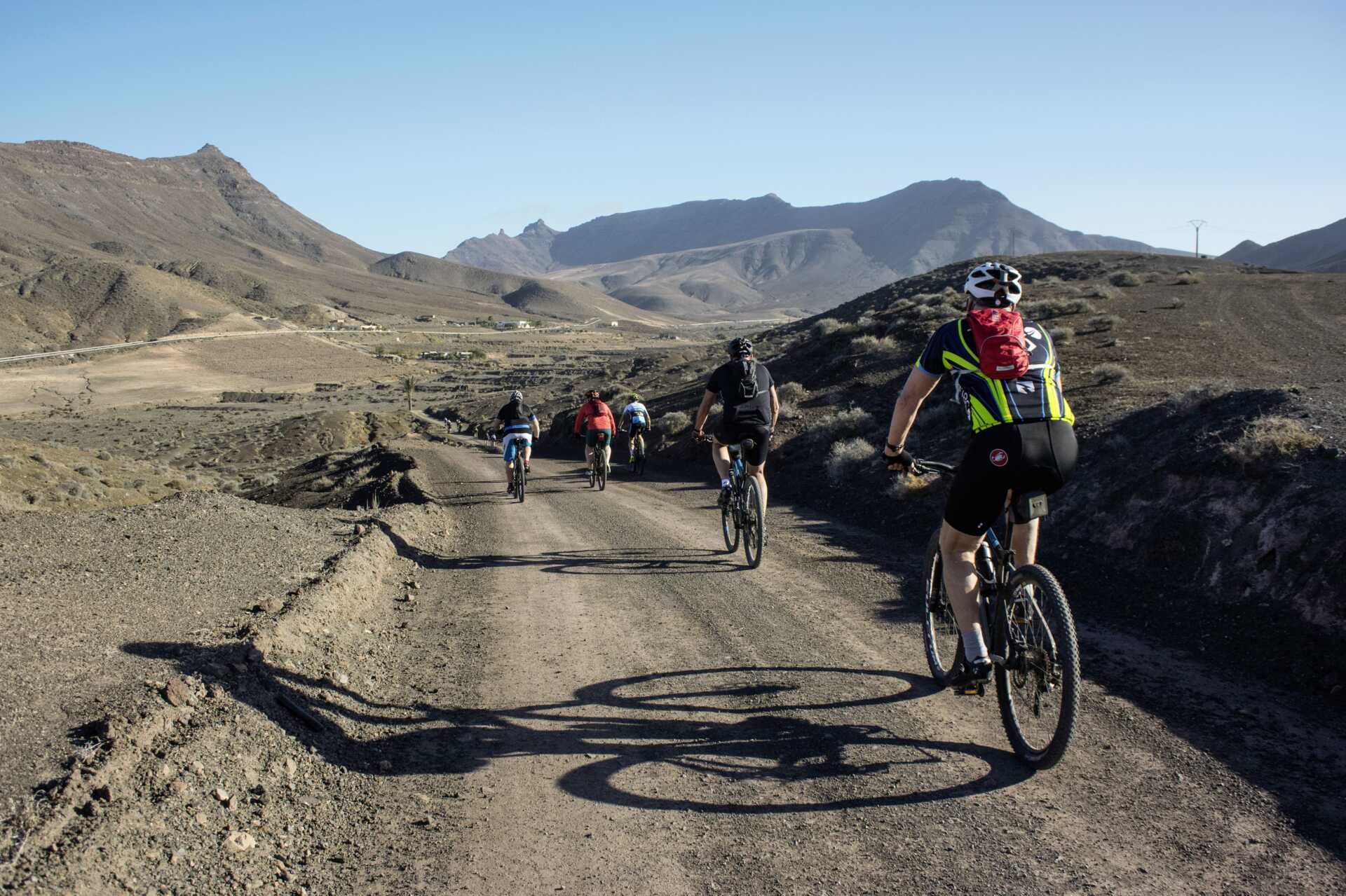 Cykling på Fuerteventura.