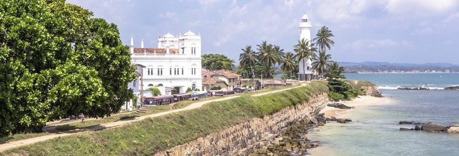 Galle på det sydlige Sri Lanka.