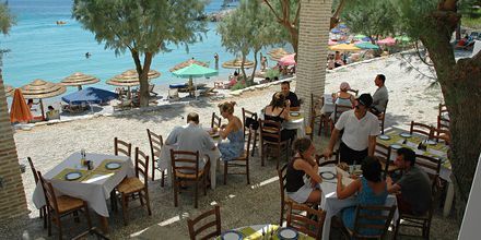Restaurant på hotel Glicorisa Beach, Pythagorion, Samos.