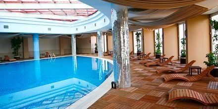 Spa og indendørs pool på Hotel Goldcity Holiday Resort i Alanya, Tyrkiet.