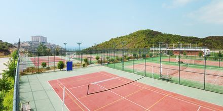 Tennis på Hotel Goldcity Holiday Resort i Alanya, Tyrkiet.
