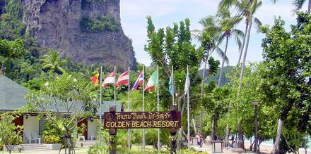 Golden Beach Resort i Ao Nang, Krabi i Thailand.