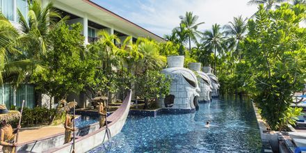 Poolområde på Graceland Khao Lak Resort, Thailand.