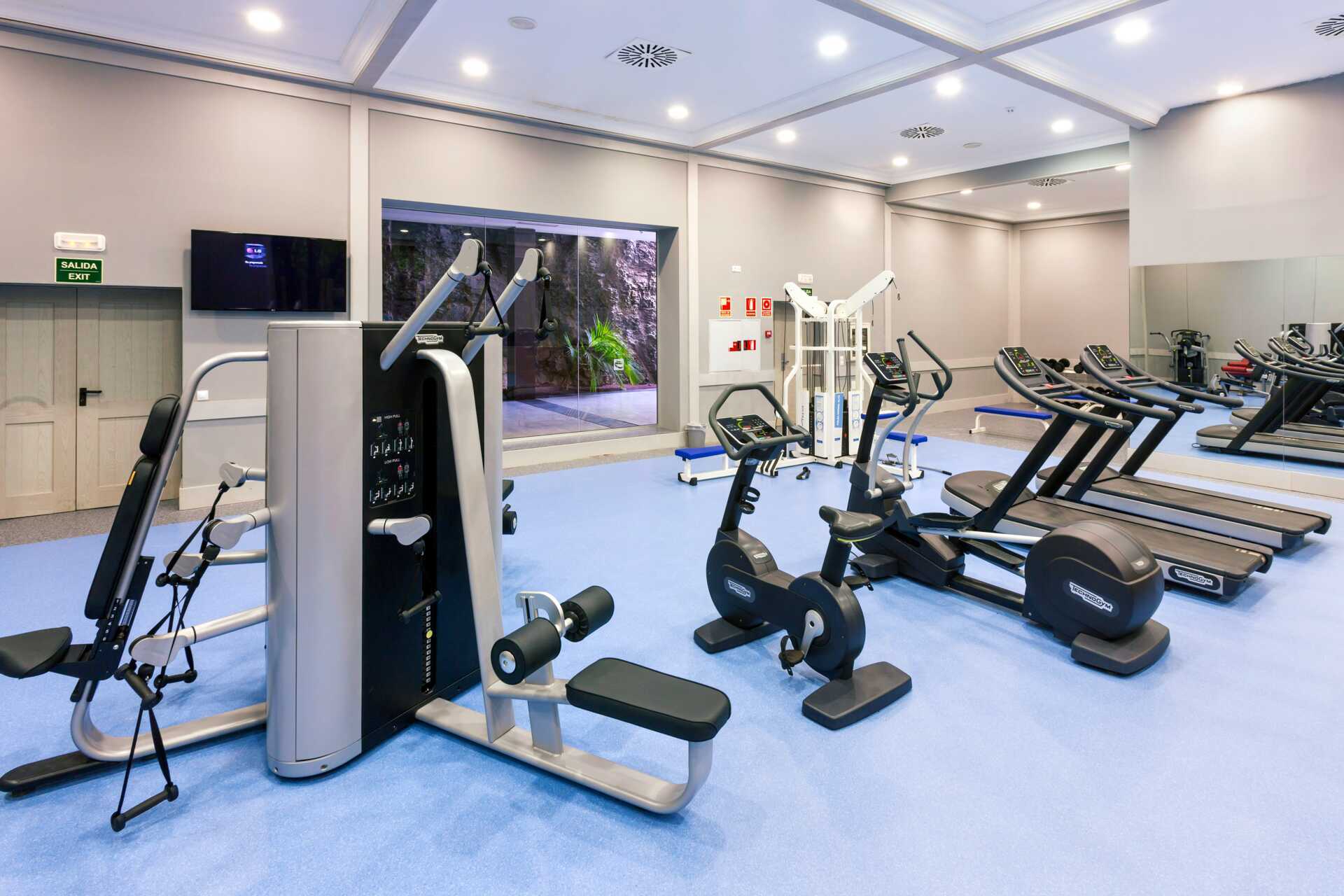 Fitnessrum på hotel Gran Castillo Tagoro Family &amp; Fun på Lanzarote, Spanien.