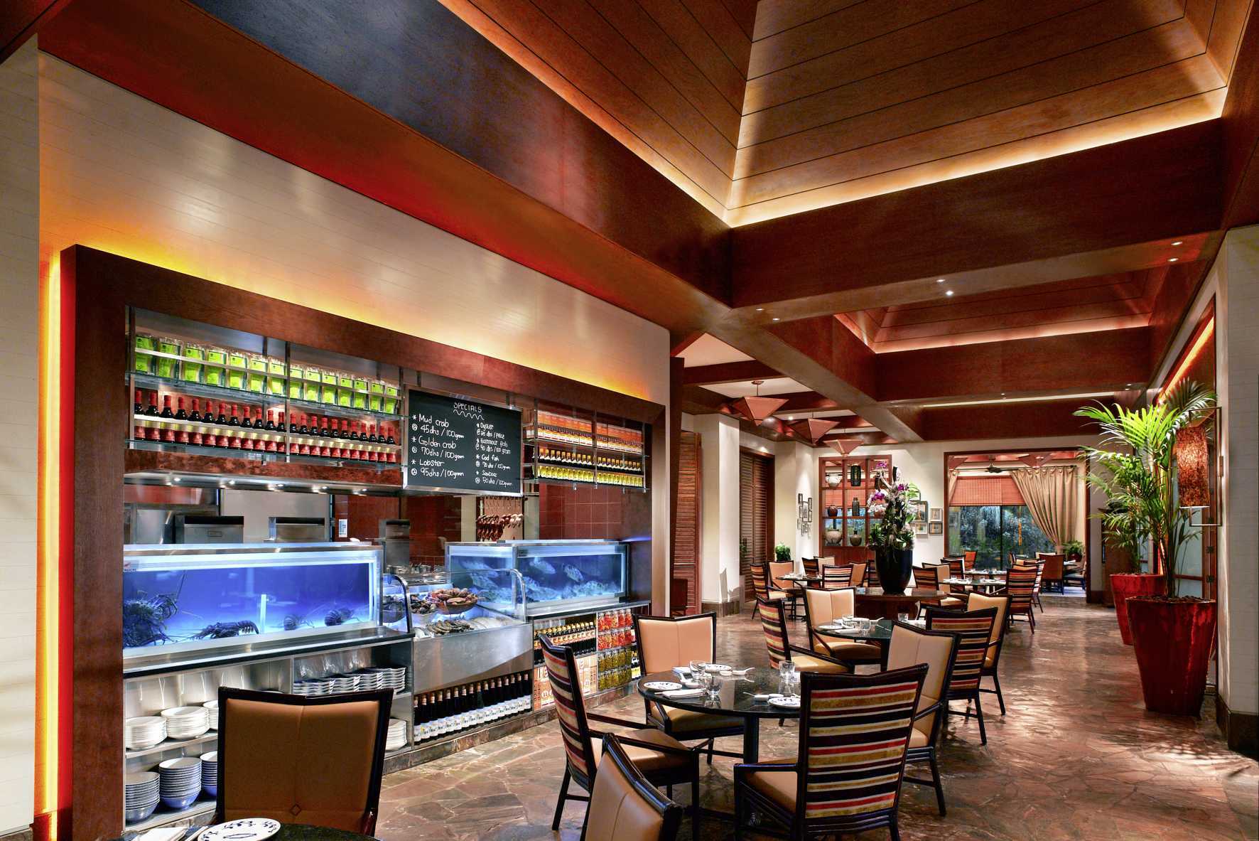 Restaurant Peppercrab på Grand Hyatt hotel, Dubai.