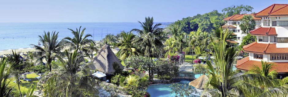 Poolområde på Grand Mirage Resort i Tanjung Benoa på Bali