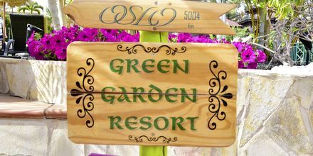 Have på hotel Green Garden Resort på Tenerife, De Kanariske Øer, Spanien.