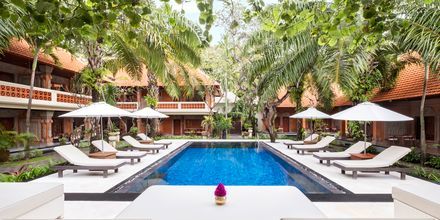Pool på Hotel Griya Santrian på Bali, Indonesien.